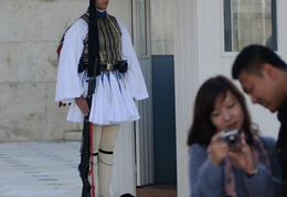 Guard at the Tomb of the Unknown Soldier, Athens